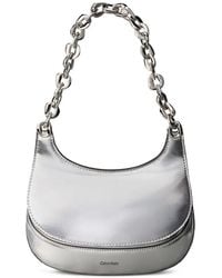Calvin Klein - Flap-Closure Chain-Strap Shoulder Bag - Lyst