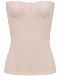 Alex Perry - Longline Corset Top - Lyst