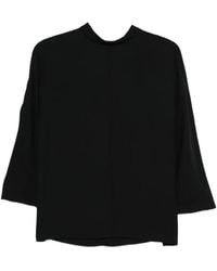 Aspesi - Tie-Neck Blouse - Lyst