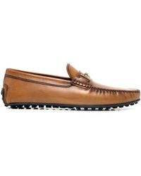 Tod's - City Gommino Logo-plaque Loafers - Lyst