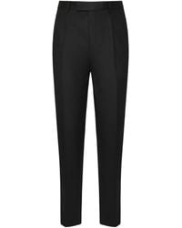ZEGNA - Pleated Wool Trousers - Lyst
