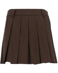 DUNST - Pleated Mini Skirt - Lyst