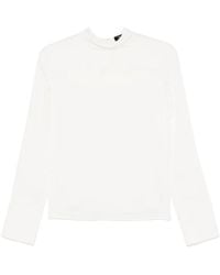 Theory - Blusa con detalle de pañuelo - Lyst