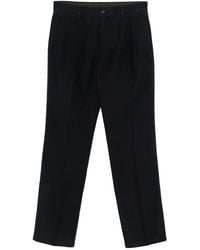 Aspesi - Pleated Cotton Trousers - Lyst