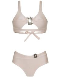 Amir Slama - Buckle-Detail Cutout Bikini - Lyst