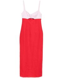 Cala De La Cruz - Nara Cut-Out Midi Dress - Lyst