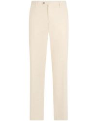 Fedeli - Slim-Fit Straight-Leg Trousers - Lyst