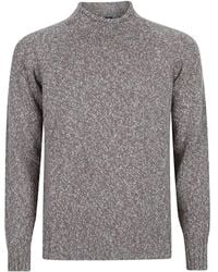 Drumohr - Jersey con cuello en V de manga raglán - Lyst