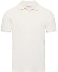 Orlebar Brown - Bruno Towelling Short-Sleeve Polo Shirt - Lyst
