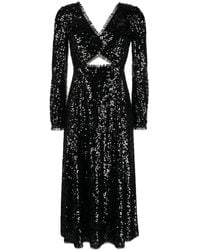 Needle & Thread - Elara Sequin-embellished Midi Dress - Lyst