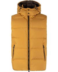 Moorer - Fire フーデッドベスト - Lyst