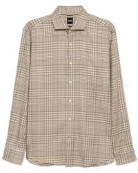 BOSS - Camisa A Cuadros - Lyst