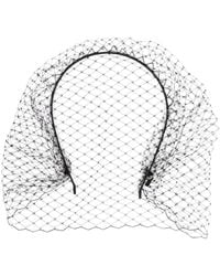 Jennifer Behr - Voilette Veil-Detail Headband - Lyst