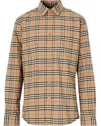 Burberry - Camicia casual - Lyst