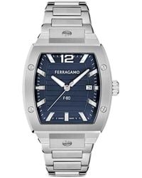 Ferragamo - F-80 Tonneau 42Mm Watch - Lyst