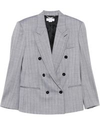 Stella McCartney - Blazer A Rayas Diplomáticas - Lyst
