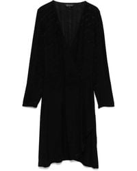 ARMANI EXCHANGE - Logo-Jacquard Mini Dress - Lyst
