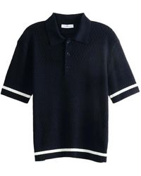 Givenchy - Poloshirt Met Gestreepte Afwerking En Textuur - Lyst