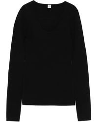 TOTEME - Merino Knit Top - Lyst