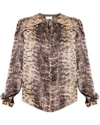 Isabel Marant - Haut Laraya En Soie - Lyst