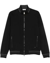 Panicale - Sweat Zippé À Finitions Rayées - Lyst