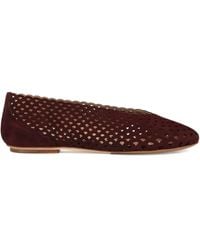 Sergio Rossi - Leather Ballet Flats - Lyst