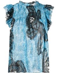 Ulla Johnson - Top Met Abstracte Print - Lyst