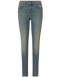 Liu Jo - Skinny Jeans With Crafted Buttons - Lyst