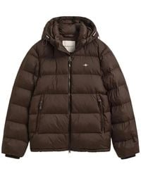 GANT - Plumífero Con Capucha - Lyst