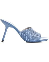 Loewe - Petal Crystal-Embellished Sandals - Lyst