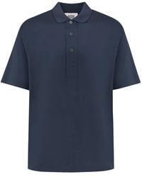 Alpha Studio - Buttoned Short-Sleeve Polo Shirt - Lyst