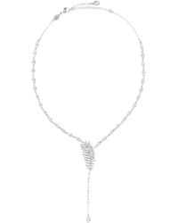 Swarovski - Vienna Rhodium-Plated Necklace - Lyst