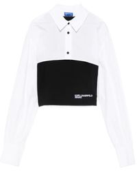Karl Lagerfeld - Hemd in Colour-Block-Optik - Lyst