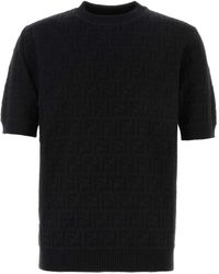 Fendi - モノグラム ショートスリーブ セーター - Lyst