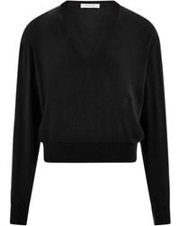 Ferragamo - Pullover Mit V-Ausschnitt - Lyst