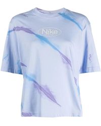 Nike - T-Shirt Nsw À Imprimé Tie Dye - Lyst