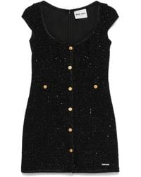 Miu Miu - Lamé Bouclé Mini-Jurk - Lyst