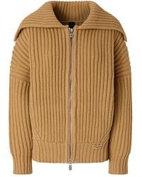 Pinko - Gerippter Cardigan mit Reißverschluss - Lyst