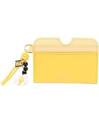 Fendi - Mini Leather Wallet With Chic Design - Lyst