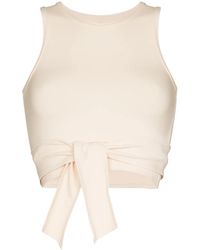 Live The Process - Ballet Tie-Detail Performance Top - Lyst