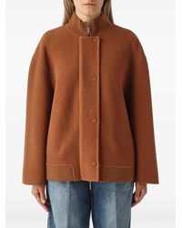 Max Mara - Fenice Zip-Up Wool Jacket - Lyst