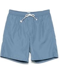 Eleventy - Drawstring-Waist Swim Shorts - Lyst