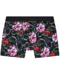 Aubade - Floral-Print Snake-Pattern Boxers - Lyst