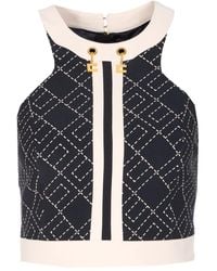 Elisabetta Franchi - ホルターネック トップ - Lyst