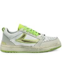 HTC - Starlight Metallic Leather Sneakers - Lyst