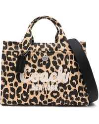 COACH - Canvas Cargo Tote - Lyst