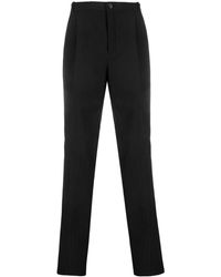 Saint Laurent - Stripe-pattern Straight-leg Trousers - Lyst