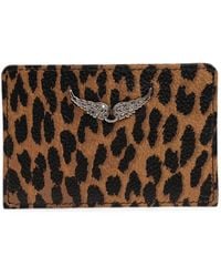 Zadig & Voltaire - Zv Pass Leopard Wallet - Lyst