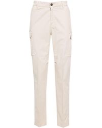 Eleventy - Mid-rise Cargo Trousers - Lyst