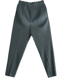 Homme Plissé Issey Miyake - Pleated trousers - Lyst